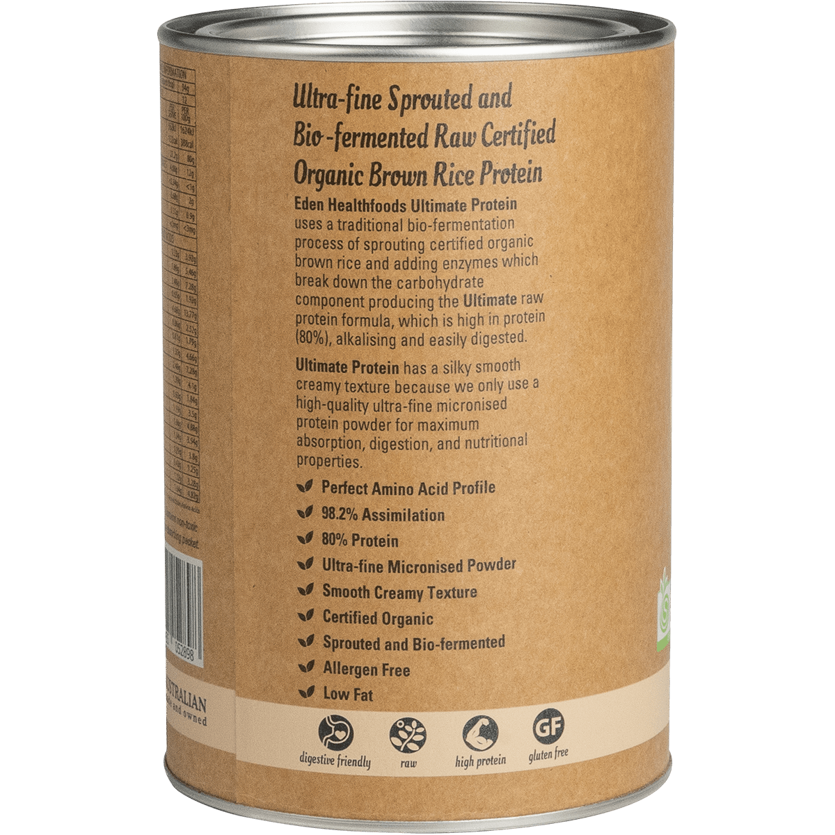 Eden Healthfoods Ultimate Protein Sprouted Brown Rice Chocolate