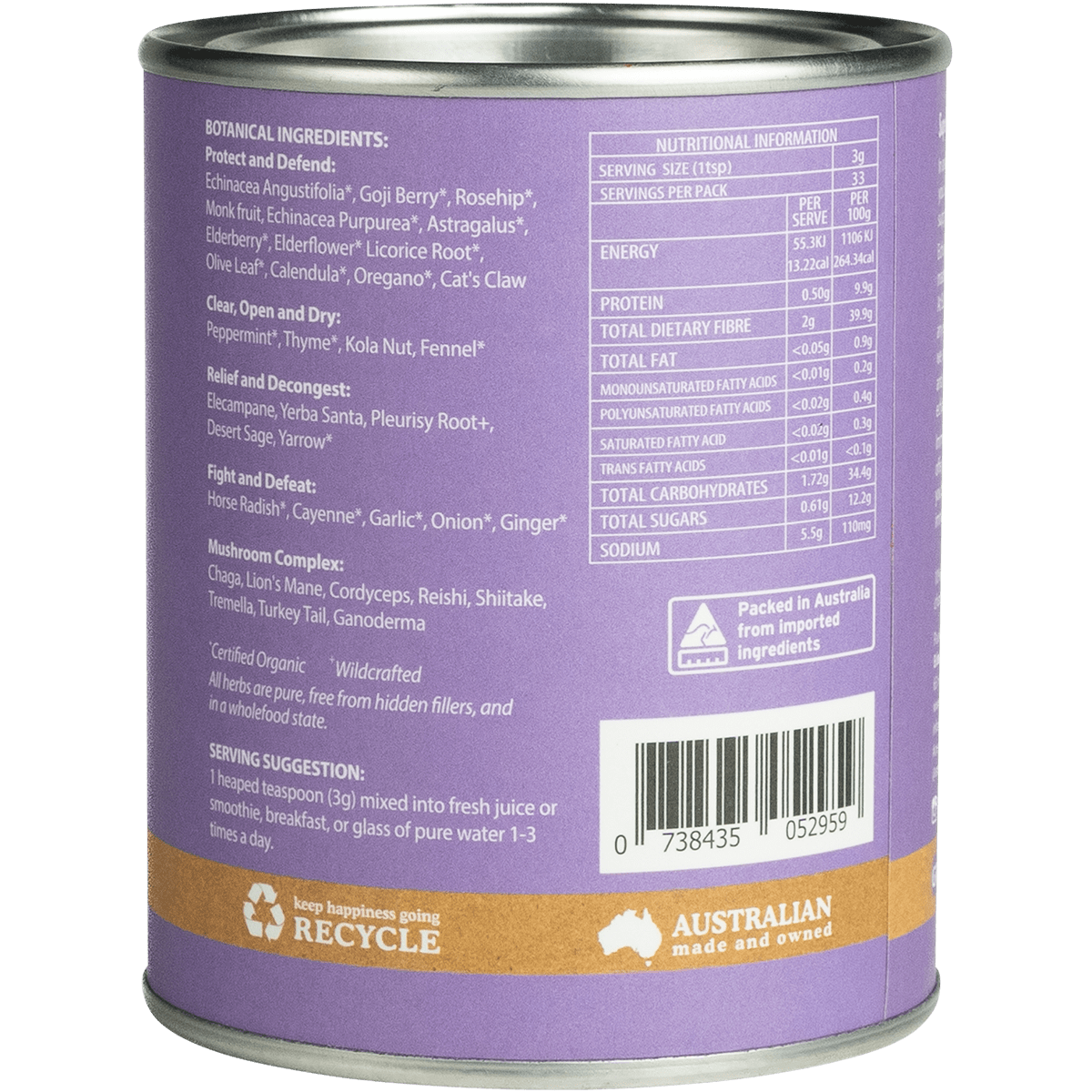 Eden Healthfoods Immunity Shield Herbal Immune Boosting Formula